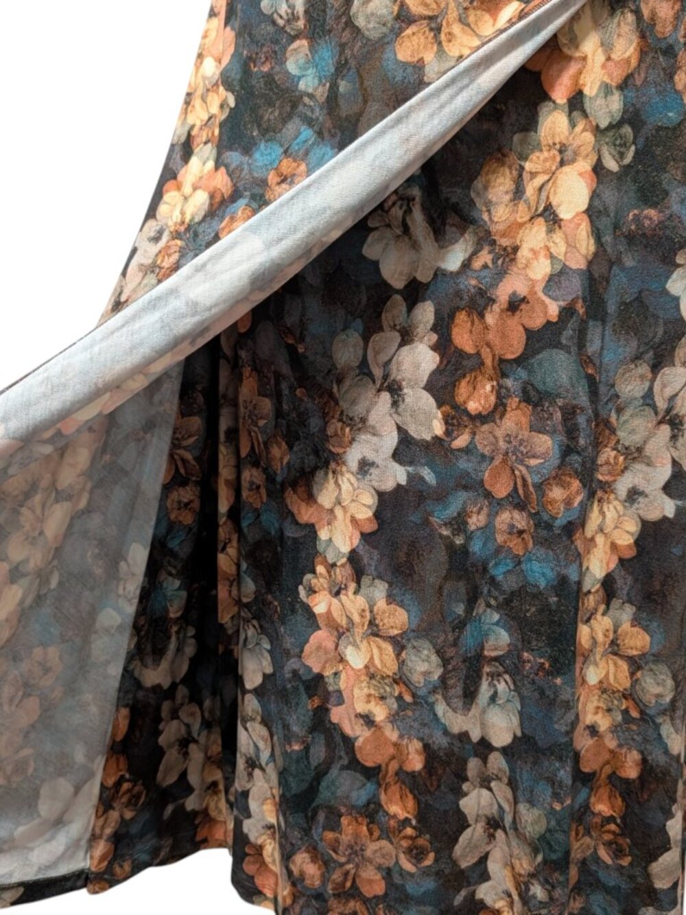 Peruvian Connection Womens Sz S Twillight Floral Ruched Sleeveless Orchard Dress - Picture 7 of 11